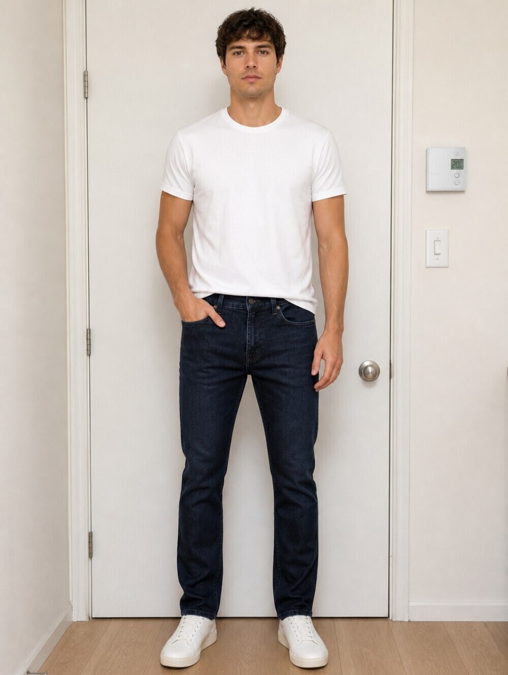7 FOR ALL MANKIND SLIMMY MEN’S DARK WASH JEANS SIZE 27 SLIM FIT